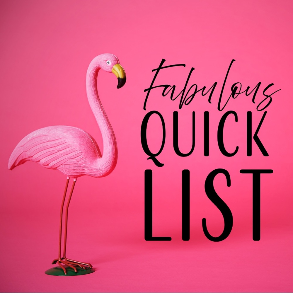 Live Show 🦩QUICK LIST🦩 Item